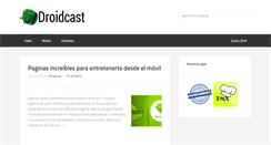 Desktop Screenshot of droidcast.es